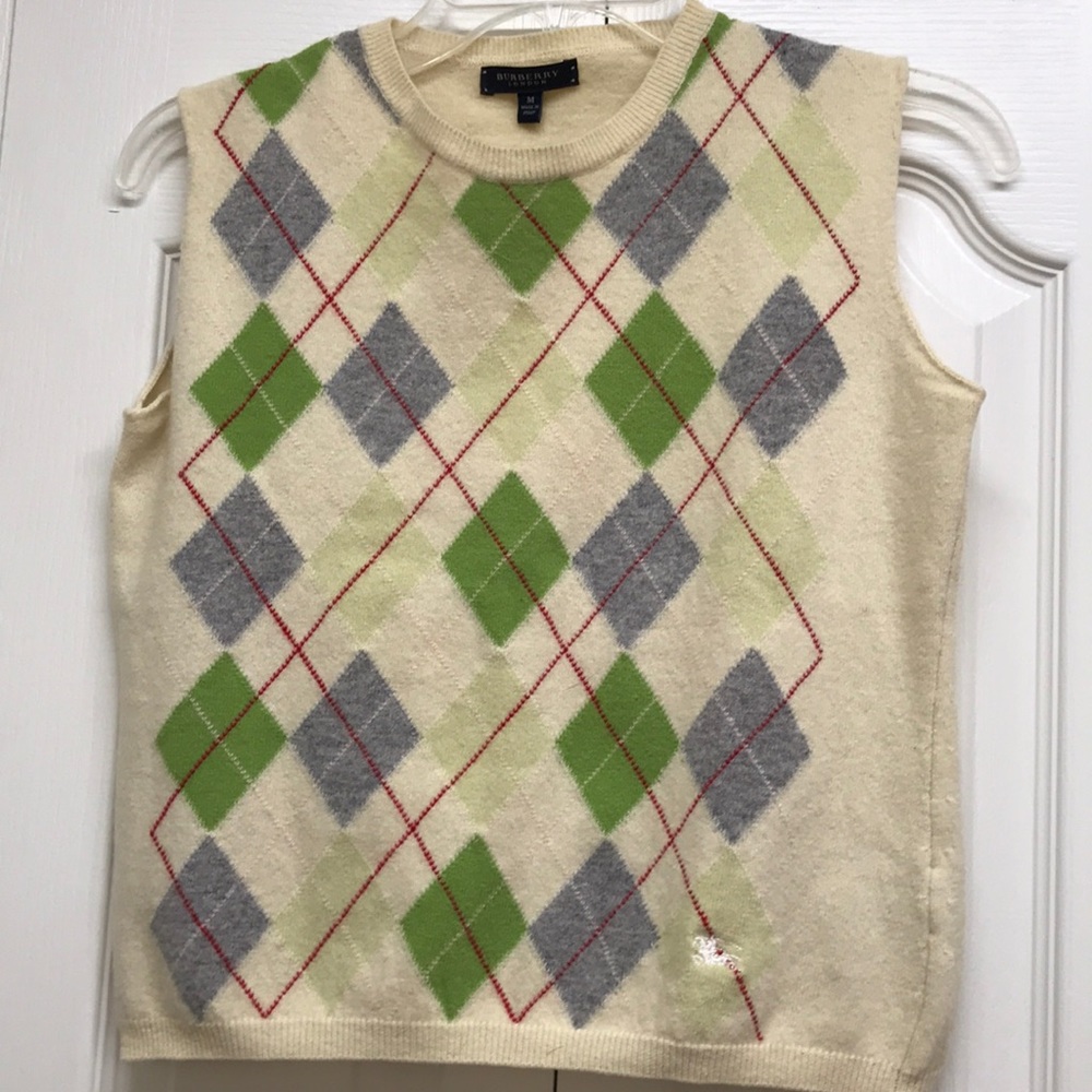 Burberry merino wool sleeveless top - Picture 3 of 6